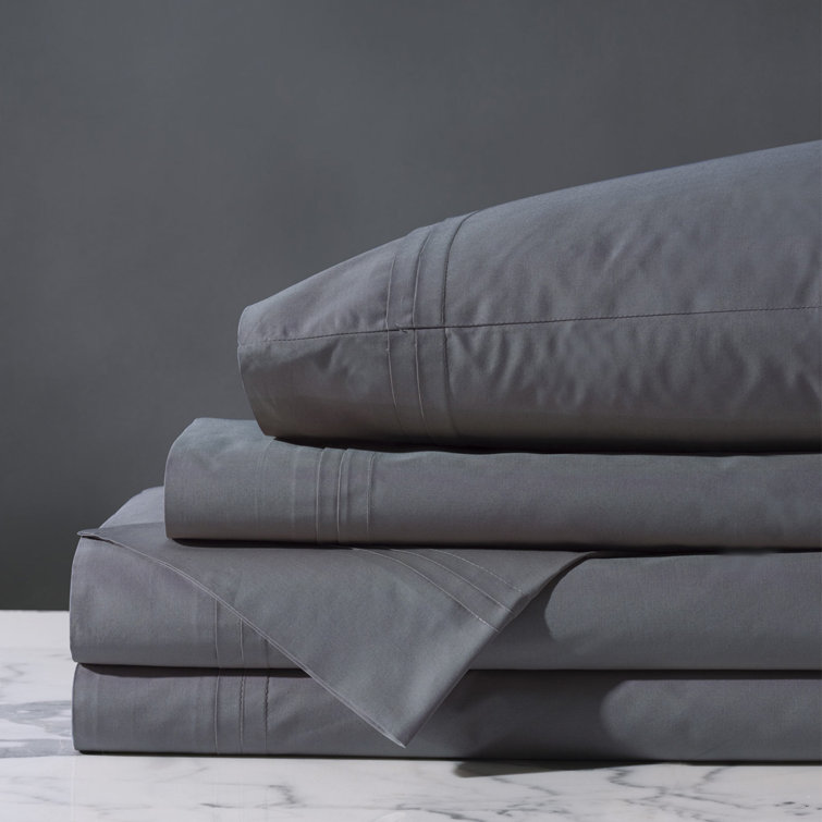 Ensemble de draps en percale de coton Vail