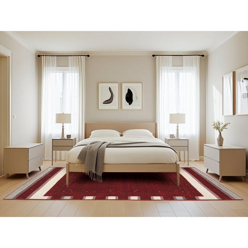 Tapis beige/brun contemporain, Rectangle 5 pi 0 po x 8 pi 0 po