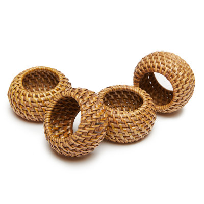 Eclipse Napkin Ring - Set of 4 - Natural