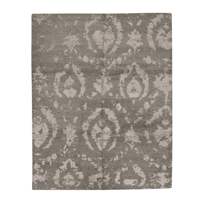 Viscose Geometric Indoor Rug