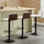 Tabouret de bar pivotant à hauteur réglable Modern