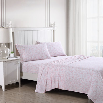 Laura Ashley Printed Cotton Sateen Sheet Set
