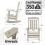 Chaise berçante pour l'extérieur en PEHD Oxing-1761143879