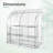 Aoodor 7x3x7 FT Lean to Greenhouse-90589152
