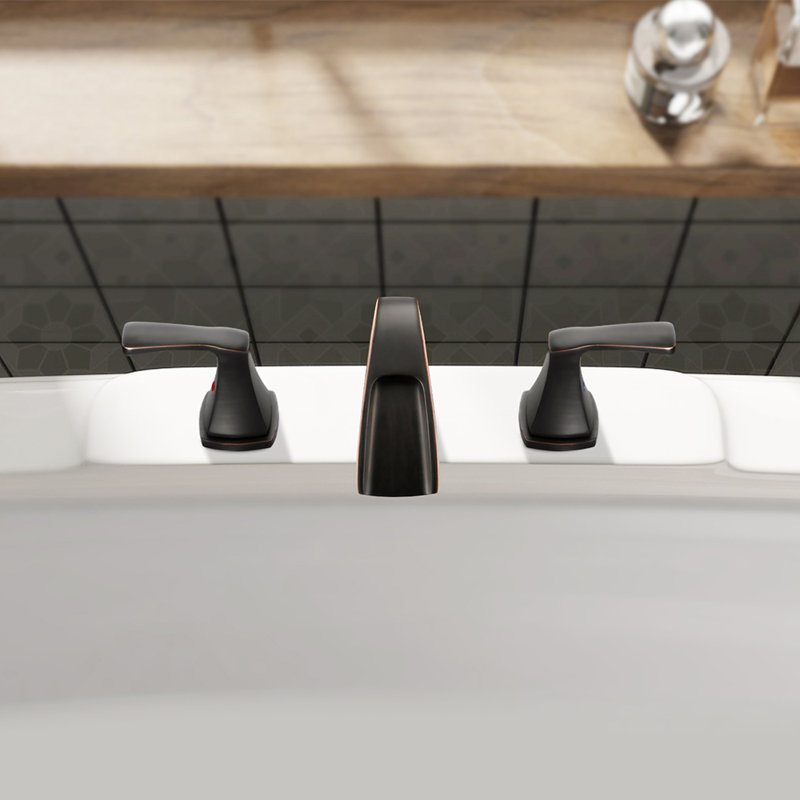 Doris 2-Handle Widespread Roman Tub Faucet, Oil Rubbed Bronze