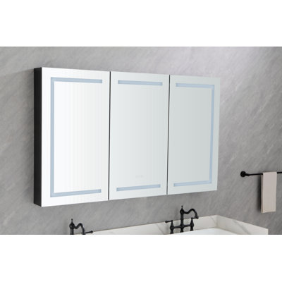 Frameless Medicine Cabinet with Mirror