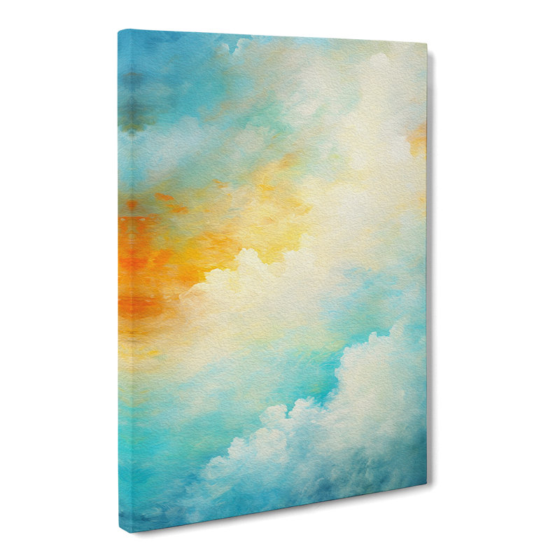Cloudy Sky Abstract - Print, 76cm H x 50cm W x 3cm D