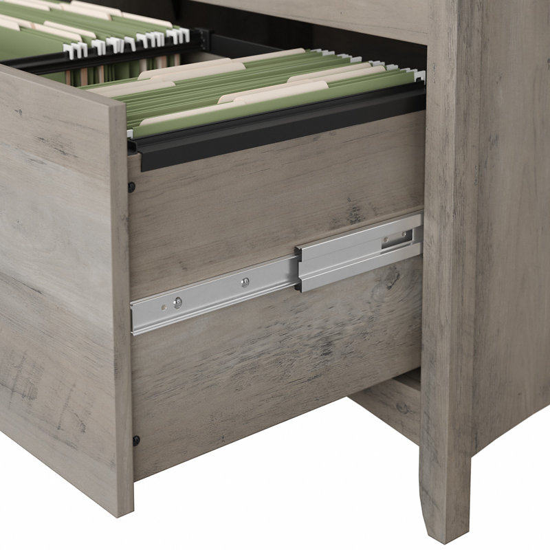 Osvald 32'' Wide 2 -Drawer File Cabinet, Driftwood Gray