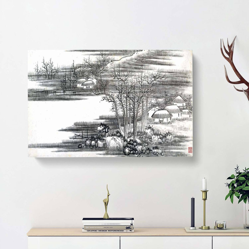 Landscape Vol.11 by Gong Xian - Wrapped Canvas, 40cm H x 60cm W x 3cm D