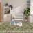 Machine Washable Bordered Rug Non Slip Rug Floral Foldable Rugs for Living Room Bedroom Playroom Nursery Dorm-628134064-628134051
