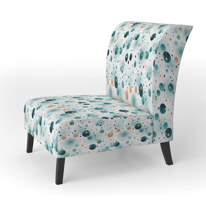 Hulton Velvet Slipper Chair, Teal