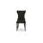 Gallatin Parsons Dining Chairs - Button Tufted Nailhead Trim Black Linen Fabric Upholstered Chairs, Set of 2, Black-1769865897-1851170509