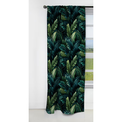 Moody Tropics Moody Patterns I - Rideau floral - Rideau occultant floral - 1 panneau