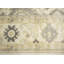 Tapis oriental en laine Oushak Chobi fait à la main 9 x 18