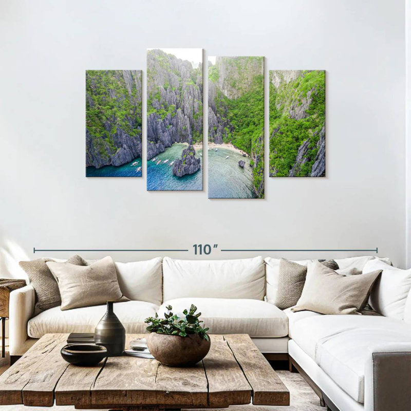 El Nido Palawan, H 48 po x l 75 po