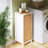 Living Room Side Cabinet With Bamboo Slats Door