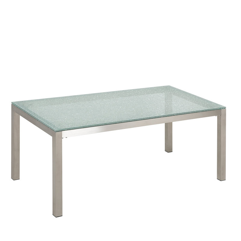 Lothen Rectangular Metal Outdoor Dining Table , 180cm cm W 90cm cm D