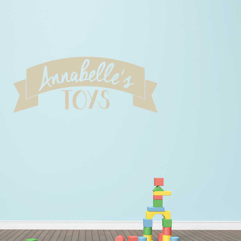 Décalcomanie murale jouets, Beige clair, Oui