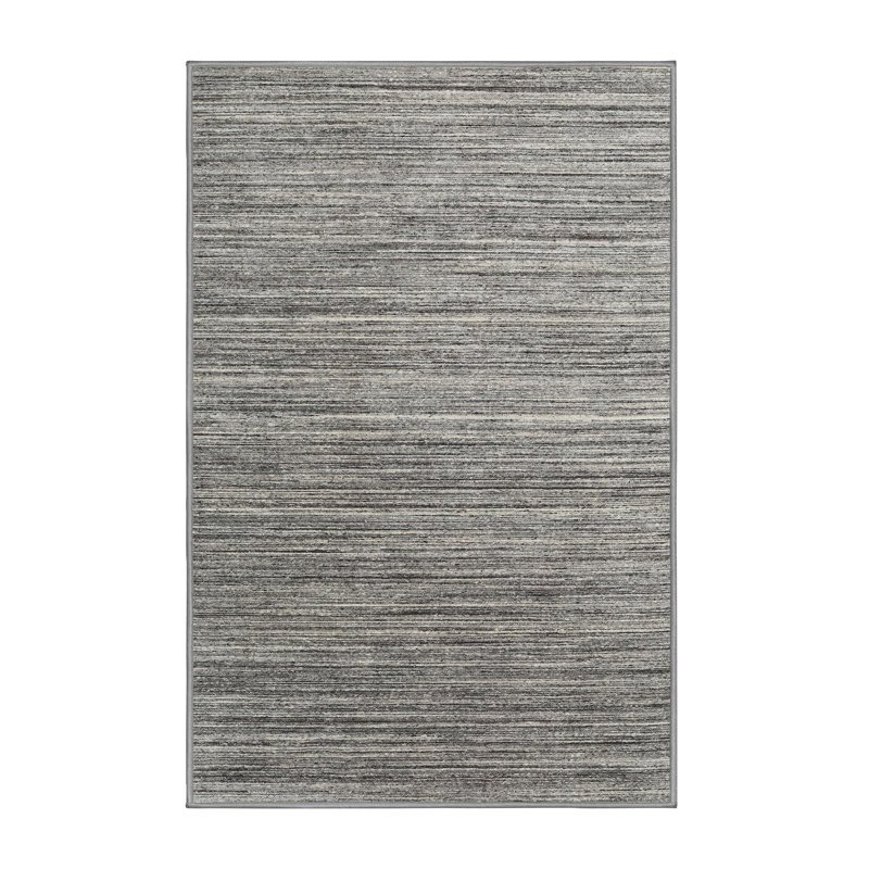 Tapis gris zone contemporaine, Rectangle 5 pi x 7 pi