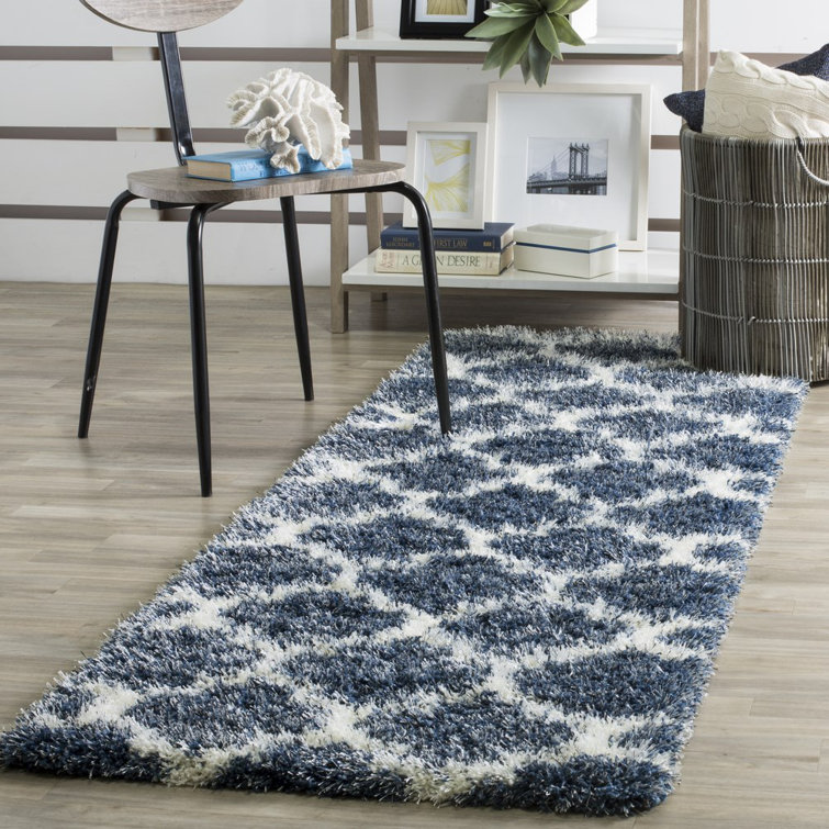 Bertl Sgm-Montreal Shag Performance Geometric Rug