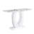 Modern Simple Glossy White Rectangular Counter Bar Table 47.24" x 18.11" x 29.52