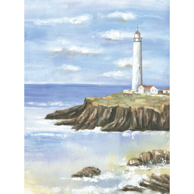 Traditional Lighthouse - Wrapped Canvas Painting