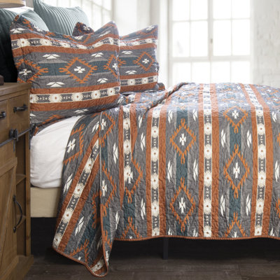 Wrangler Checotah King Quilt Bedding Set