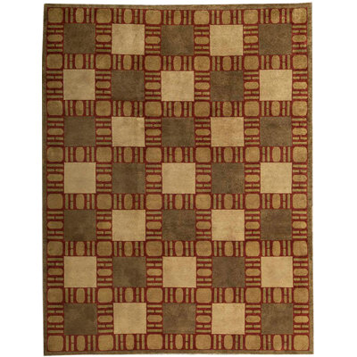 Hand-Knotted High-Quality Red Area Rug