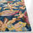 Katriona Hand Tufted Wool/Cotton Floral Rug in Gold/Blue-747181008