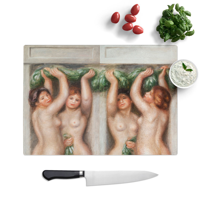 Caryatids by Pierre-Auguste Renoir Chopping Board, 0.4cm H x 28.5cm W x 39cm L