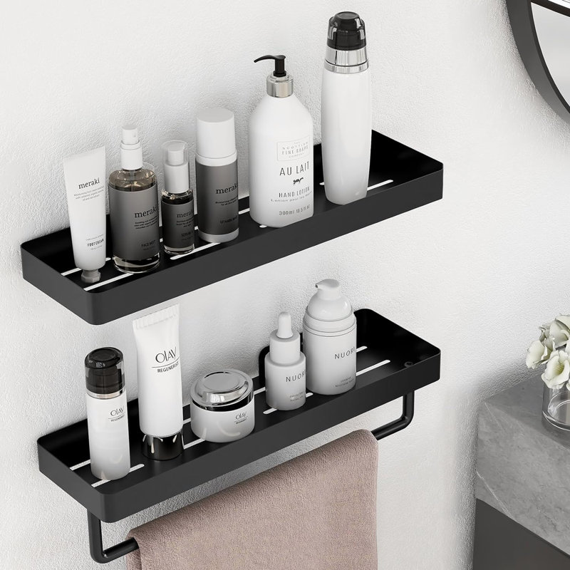 Eifion 2 Piece Metal Floating Shelf