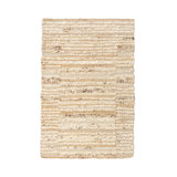Idra Striped Area Rug in Ivory