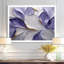 Mauve blanc élégant veines de pétales de fleurs II - fleurs abstraites, art mural-115128275-142463543-115128282