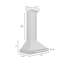 36" 400 CFM Ducted Wall Mount Range Hood-1111282911-1312911735