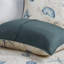 Ensemble d'édredon en satin de coton 7 pièces grand bleu-117508756-117508758