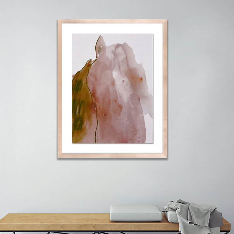 Abstract Desert IV Painting by Kim Whiteside, Natural, 40" H x 32" W x 2.5" D