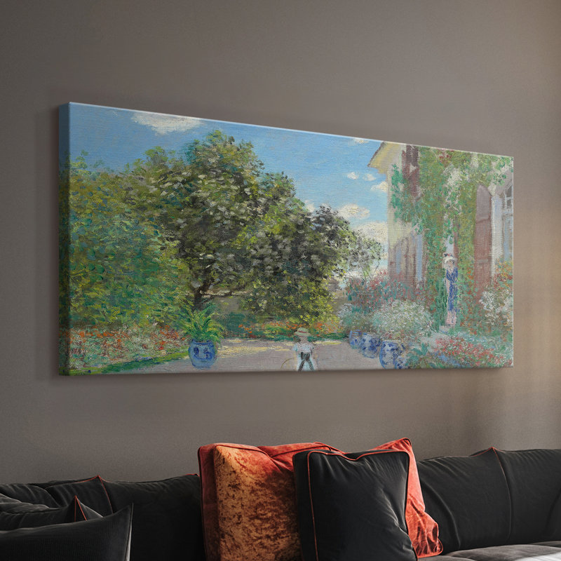 Série paysage - CCXLIV - Toile tendue avec châssis - Prêt à accrocher, H 20 po x l 40 po