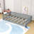 Twin Size Floor Bed With Fence-548498612