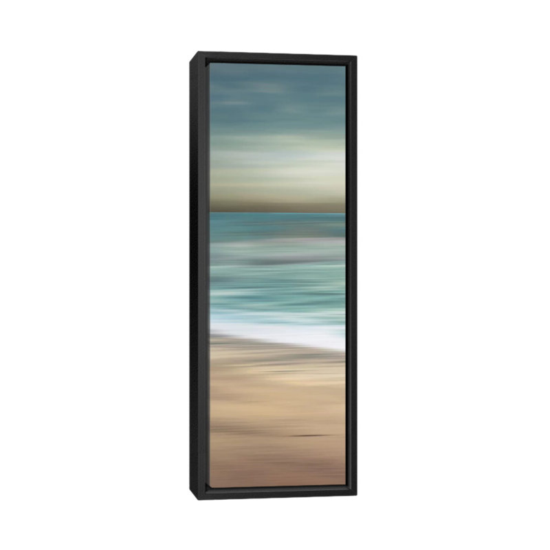 «Ocean Calm I», impression sur toile, H 36 po x l 12 po x P 1,5 po, Toile avec cadre noir