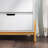 4-Drawer 45" Tall Chest with Cutout Handles