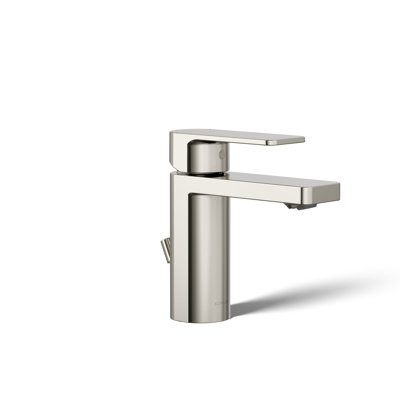 Parallel Single-Hole Bathroom Faucet with Drain