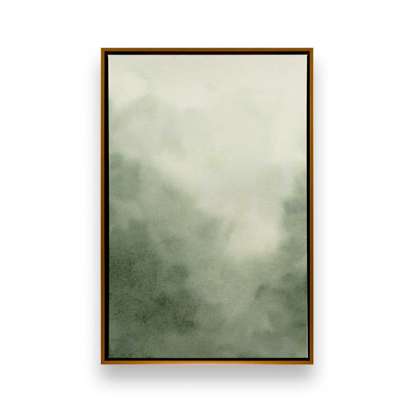 «Mute Forest Shadows II», reproduction sur toile dans un cadre doré, H 36,75 po x l 24,75 po x P 1,75 po