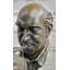 Sculpture abstraite en bronze en bronze sur buste
