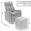 Fauteuil inclinable de cinéma maison avec repose-pieds Bexhet-87654694
