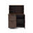 Desk Cabinet For Home Office Efficiency - With Storage Walnut Particle Board Small Spaces Drawer And Shelves Dorm Use Color