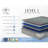 Restonic Comfort Care Hybrid Mattress, Individual Pocketed Coil Mattress , Medium Comfort-525188725-525188723