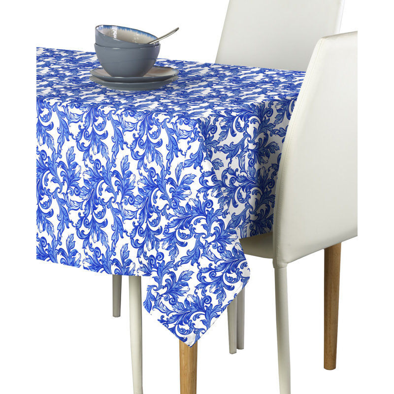 Ikeda Floral Tablecloth, 120" L x 60" W