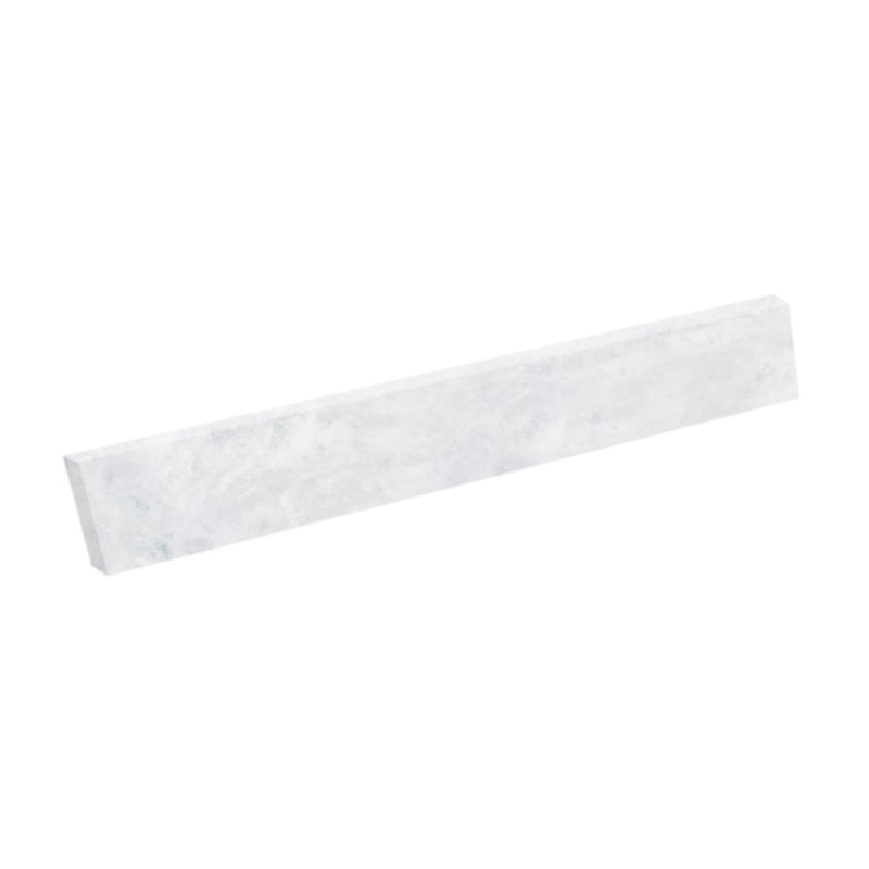 Europa Solid Surface Vanity Side Splash, Ice