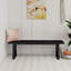 Bancs de table en bois 60 po Leira-504231203