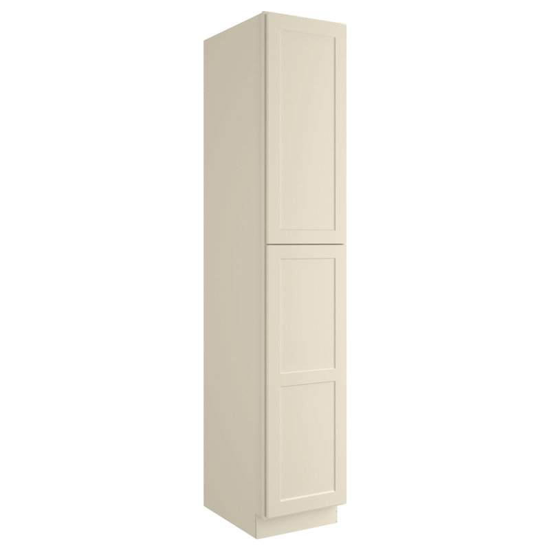Armoire de cuisine 18 po x l 96 po x H 24 po x P 24 po avec tablettes réglables, H 96 po x l 18 po x P 24 po, Pigeon Shaker
